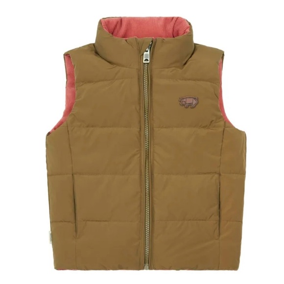 TÖASTIE
Reversible Vest | Pink - Picture 3 of 10
